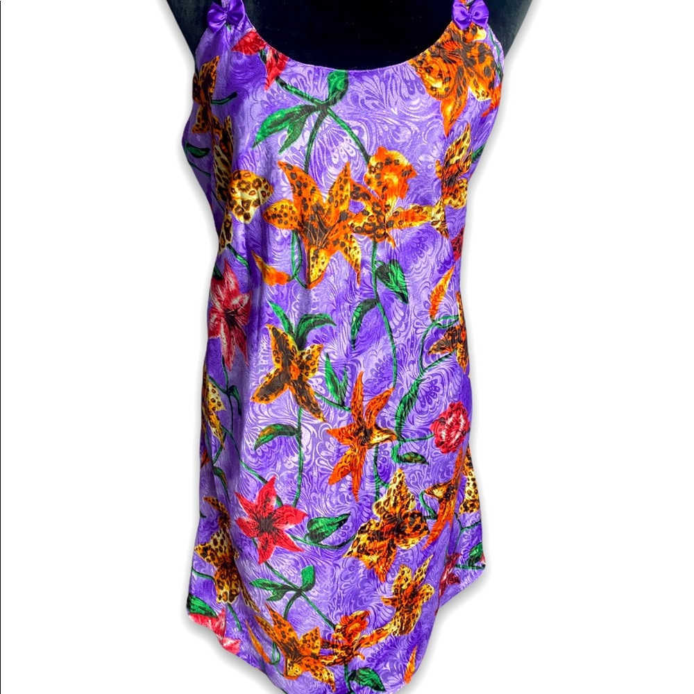 Vintage deadstock Purple loungewear robe set